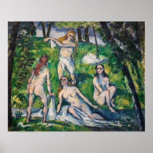 Paul Cezanne - Four Bathers Poster