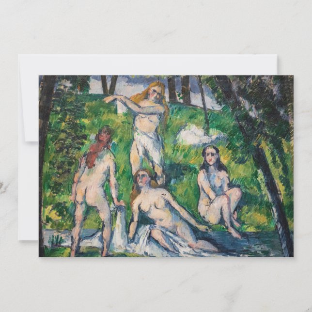 Paul Cezanne - Four Bathers Thank You Card (Front)