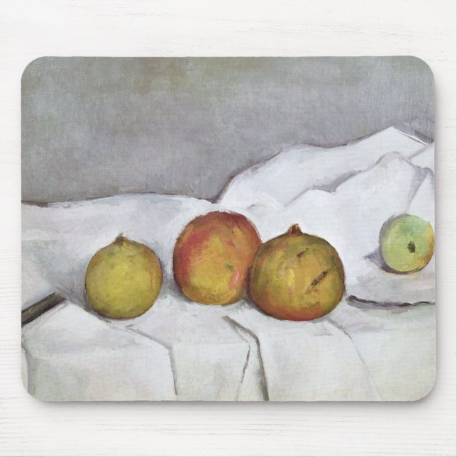 Paul Cezanne | Fruit on a Cloth, c.1890 Mouse Pad (Front)