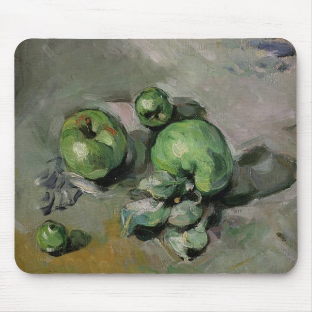Paul Cezanne | Green Apples, c.1872-73 Mouse Pad (Front)