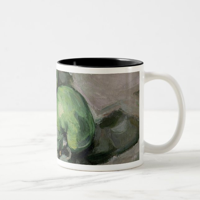 Paul Cezanne | Green Apples, c.1872-73 Two-Tone Coffee Mug (Right)