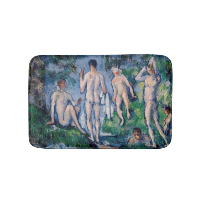 Paul Cezanne - Group of Bathers Bath Mat (Front)
