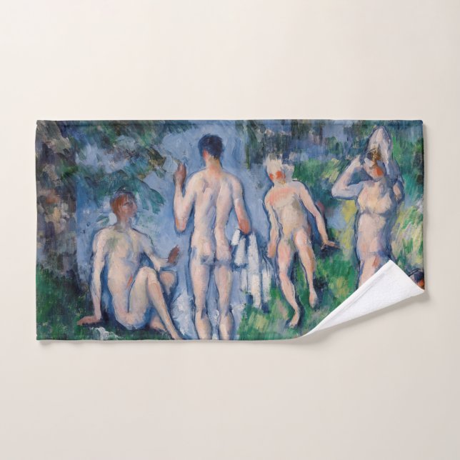 Paul Cezanne - Group of Bathers Bath Towel Set (Hand Towel)