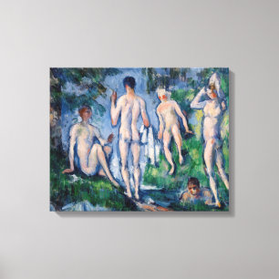 Paul Cezanne - Group of Bathers Canvas Print