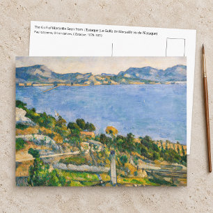 Paul Cezanne - Gulf of Marseille seen from Estaque Postcard