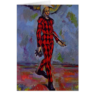 Paul Cezanne- Harlequin