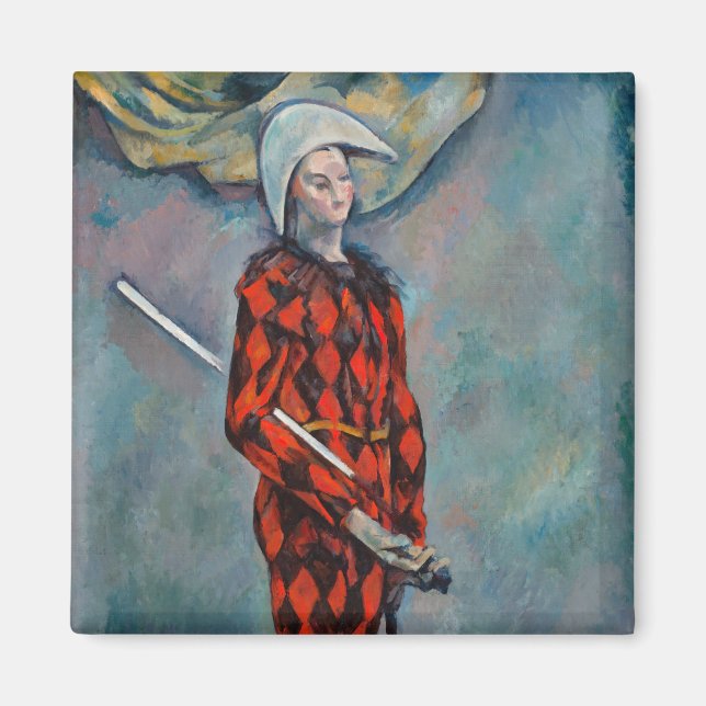 Paul Cezanne - Harlequin Magnet (Front)