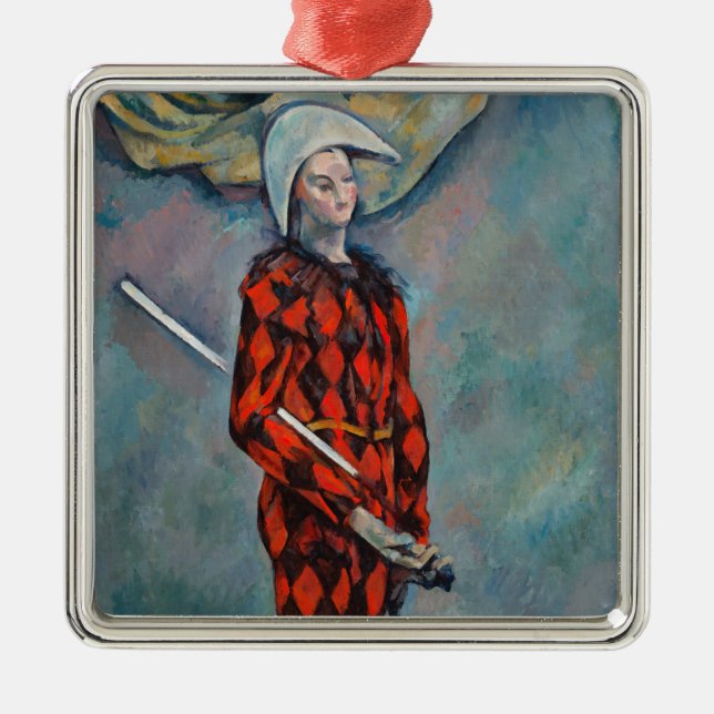 Paul Cezanne - Harlequin Metal Tree Decoration (Front)