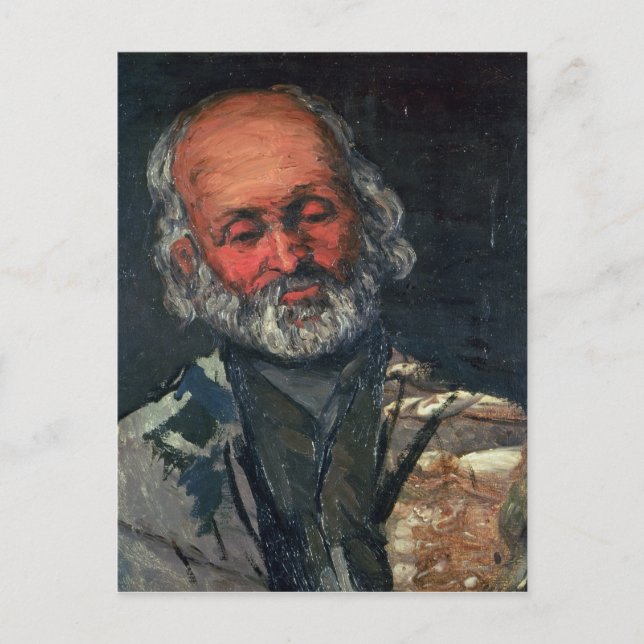 Paul Cezanne | Head of an Old Man, c.1866 Postcard (Front)
