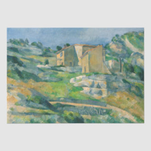 Paul Cezanne - Houses in Provence, Riaux Valley Tissue Paper