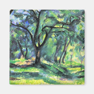 Paul Cezanne - In the Woods Magnet