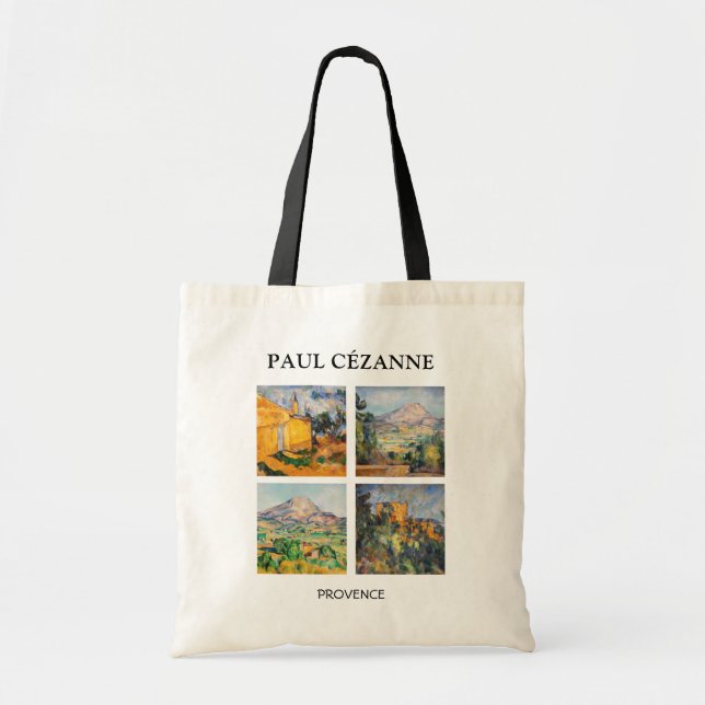 Paul Cezanne - Landscape Masterpieces Selection Tote Bag (Front)