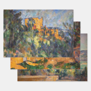 Paul Cezanne - Landscape Masterpieces Selection Wrapping Paper Sheet