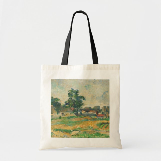 Paul Cezanne | Landscape near Paris, c. 1876 (oil  Tote Bag (Front)