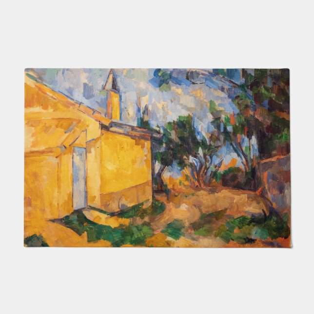 Paul Cezanne - Le Cabanon de Jourdan Doormat (Front)