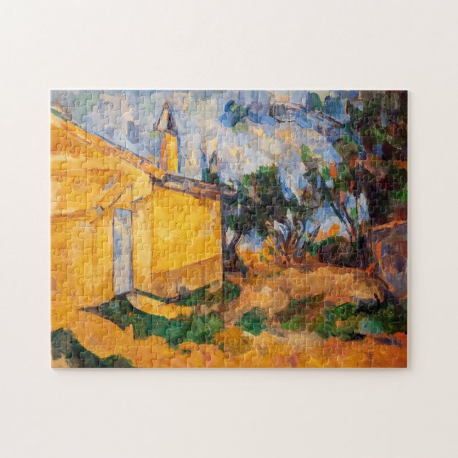 Paul Cezanne - Le Cabanon de Jourdan Jigsaw Puzzle (Horizontal)