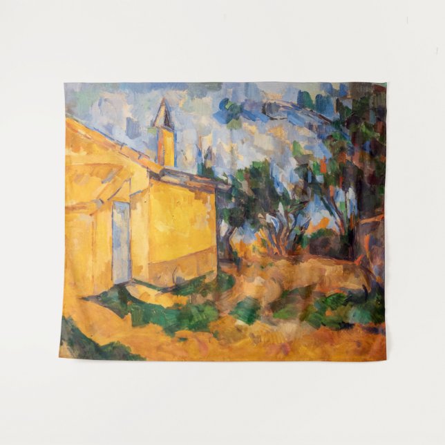Paul Cezanne - Le Cabanon de Jourdan Tapestry (Front (Horizontal))