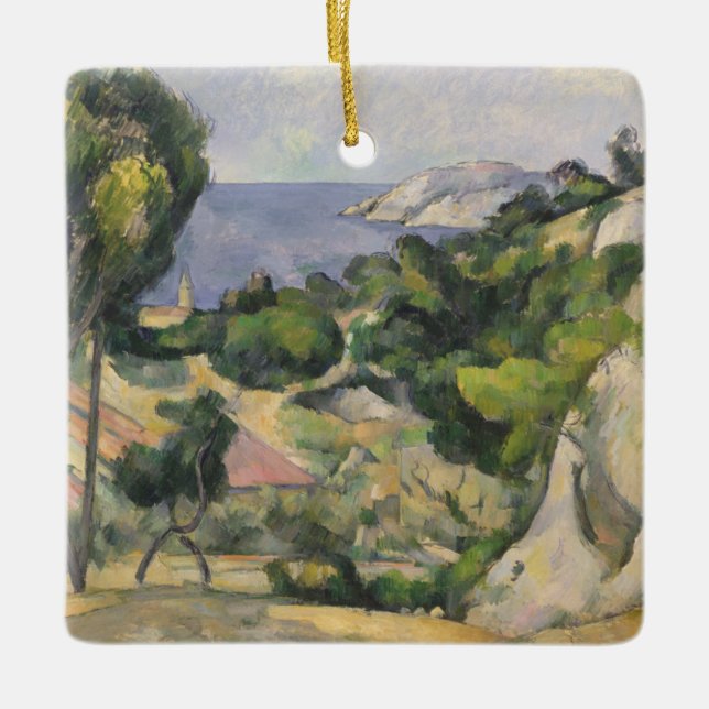 Paul Cezanne | L'Estaque Ceramic Ornament (Front)