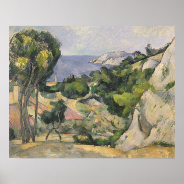 Paul Cezanne | L'Estaque Poster (Front)