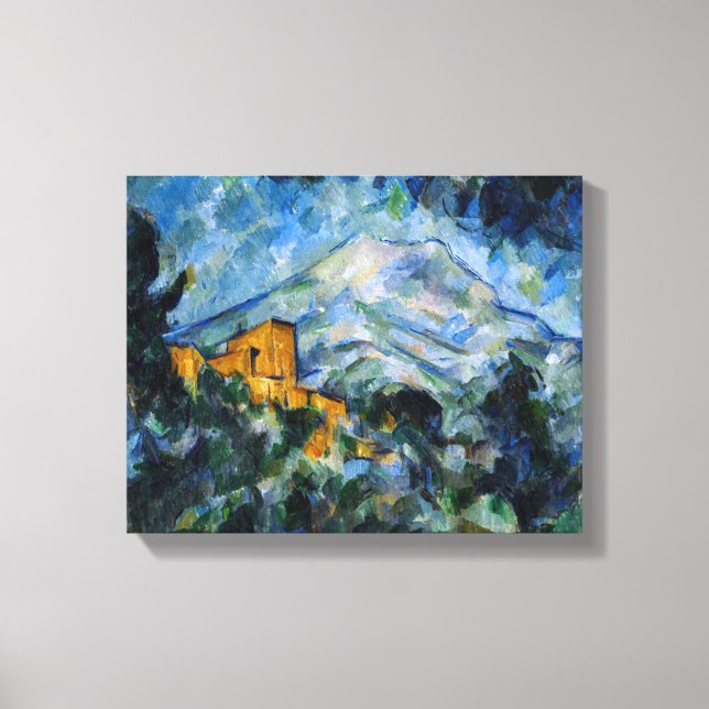 Paul Cezanne - Mont Saint-Victoire & Chateau Noir Canvas Print (Front)