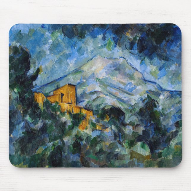 Paul Cezanne - Mont Saint-Victoire & Chateau Noir Mouse Pad (Front)