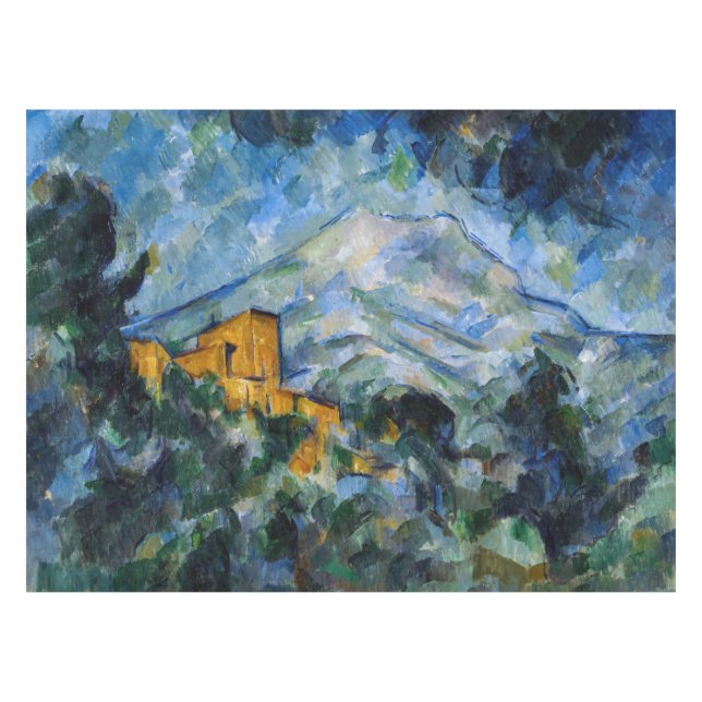 Paul Cezanne - Mont Saint-Victoire & Chateau Noir Tablecloth (Front (Horizontal))