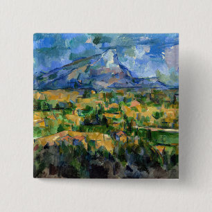 Paul Cezanne - Mont Sainte-Victoire 15 Cm Square Badge