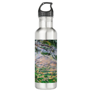 Paul Cezanne - Mont Sainte-Victoire and Large Pine 710 Ml Water Bottle