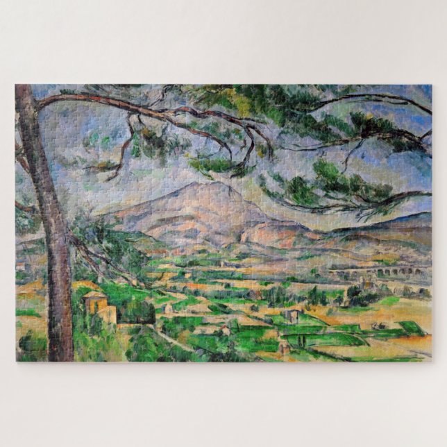 Paul Cezanne - Mont Sainte-Victoire and Large Pine Jigsaw Puzzle (Horizontal)