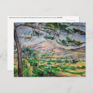 Paul Cezanne - Mont Sainte-Victoire and Large Pine Postcard