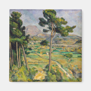 Paul Cezanne - Mont Sainte-Victoire and Viaduct Magnet