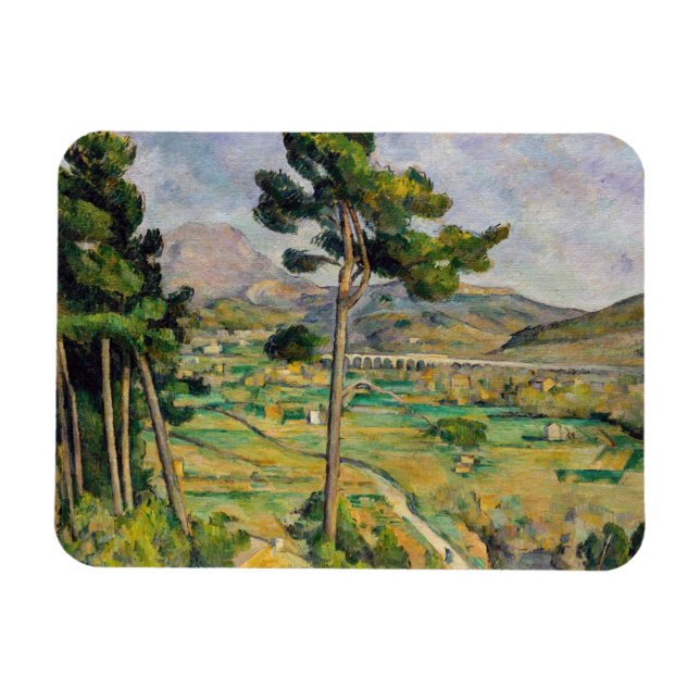 Paul Cezanne - Mont Sainte-Victoire and Viaduct Magnet (Horizontal)