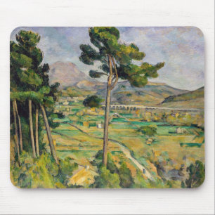 Paul Cezanne - Mont Sainte-Victoire and Viaduct Mouse Pad