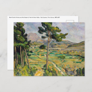 Paul Cezanne - Mont Sainte-Victoire and Viaduct Postcard