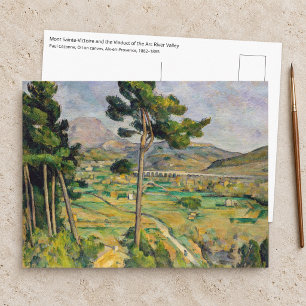 Paul Cezanne - Mont Sainte-Victoire and Viaduct Postcard