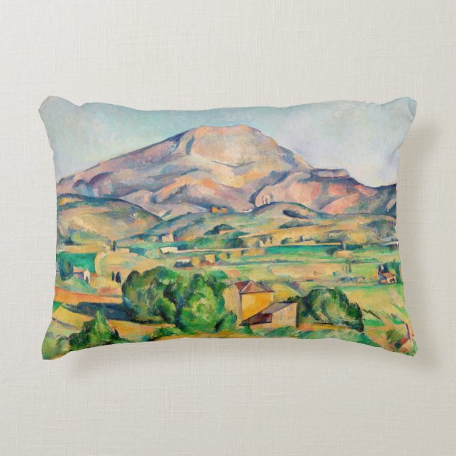 Paul Cezanne - Mont Sainte-Victoire Decorative Cushion (Front)