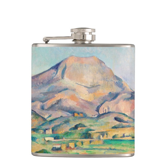 Paul Cezanne - Mont Sainte-Victoire Hip Flask (Front)