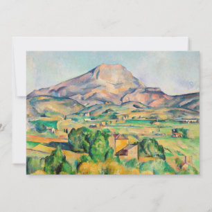 Paul Cezanne - Mont Sainte-Victoire Invitation