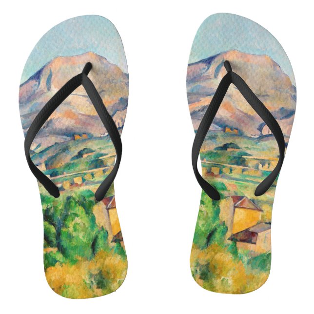 Paul Cezanne - Mont Sainte-Victoire Jandals (Footbed)