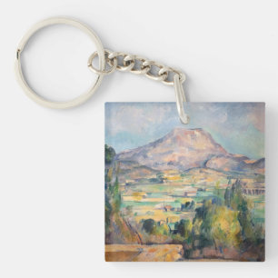 Paul Cezanne - Mont Sainte-Victoire Key Ring