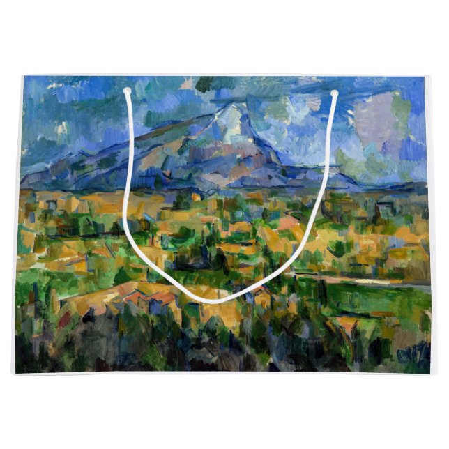Paul Cezanne - Mont Sainte-Victoire Large Gift Bag (Front)