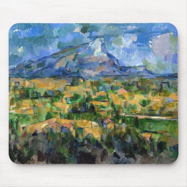 Paul Cezanne - Mont Sainte-Victoire Mouse Pad (Front)