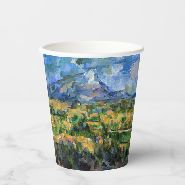 Paul Cezanne - Mont Sainte-Victoire Paper Cups (Front)