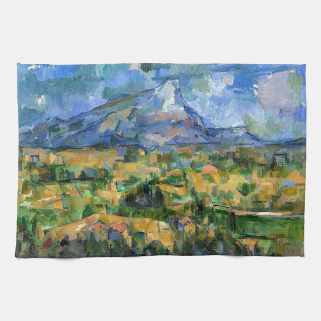 Paul Cezanne - Mont Sainte-Victoire Tea Towel (Horizontal)