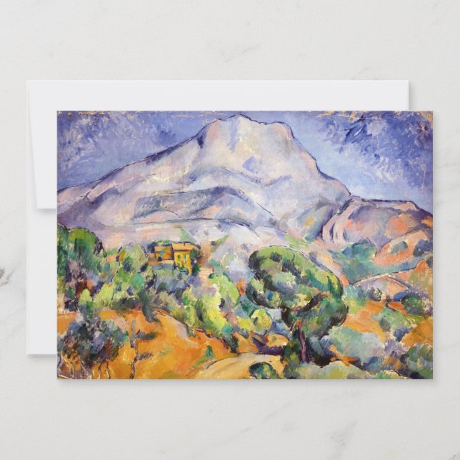 Paul Cezanne - Mont Sainte-Victoire, Tholonet Road Thank You Card (Front)
