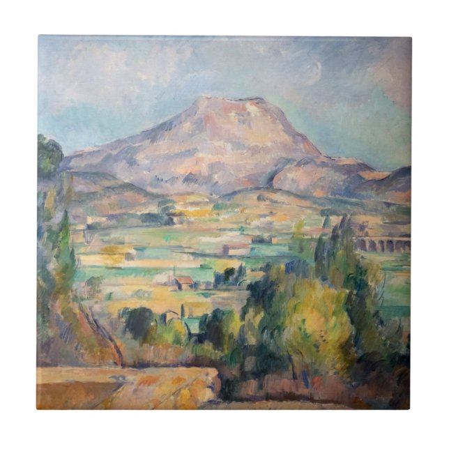 Paul Cezanne - Mont Sainte-Victoire Tile (Front)