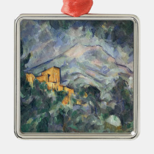 Paul Cezanne   Montagne Sainte-Victoire and the Bl Metal Tree Decoration