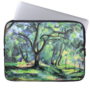 Paul Cezanne painting, Forest, Laptop Sleeve