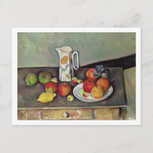 Paul Cezanne Paul Cezanne Still life with milk Postcard