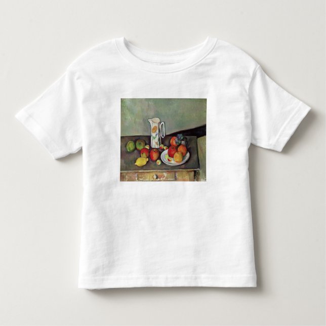 Paul Cezanne | Paul Cezanne | Still life with milk Toddler T-Shirt (Front)